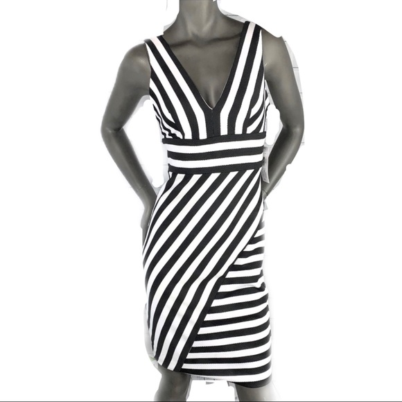 Bisou Bisou Dresses & Skirts - 👗🆕|•BISOU BISOU•| Black/White Striped Dress👗